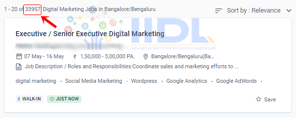 Digital Marketing Jobs in Bangalore